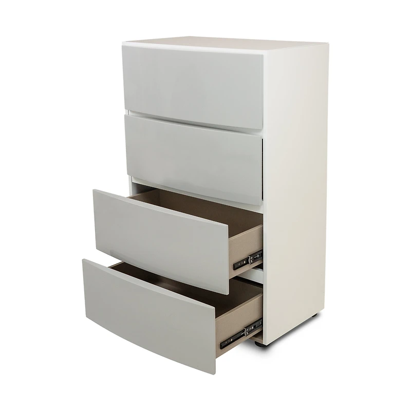 Haven Two Tone Glossy Bedroom  Chest