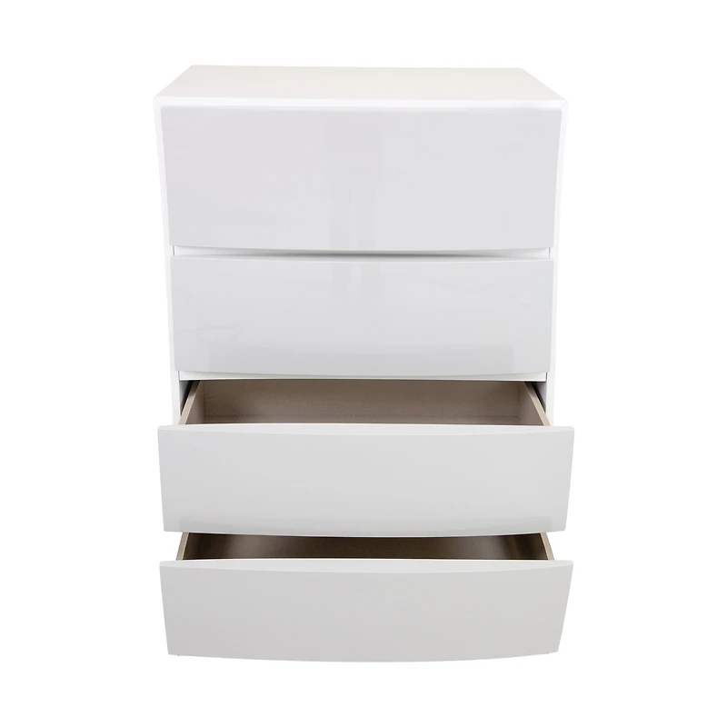 Haven Two Tone Glossy Bedroom  Chest