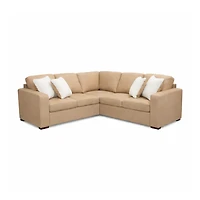 Bjorn Left Pull Out Sleeper Sectional - Soybean - Large