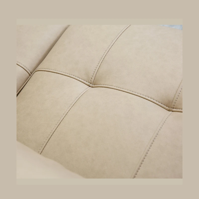 Bjorn Left Pull Out Sleeper Sectional - Soybean - Large