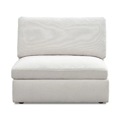Blanca Modular Fabric Armless Chair