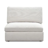 Blanca Modular Fabric Armless Chair