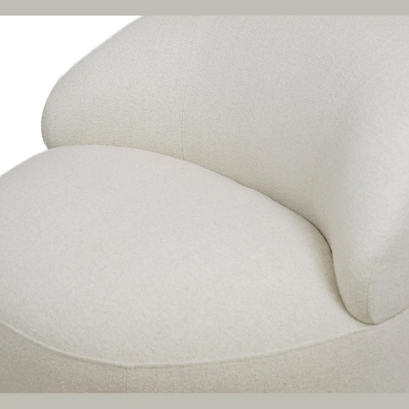 Bula Swivel Accent Chair - Mellow Ivory