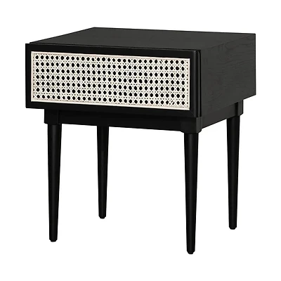 Cane Side Table