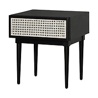 Cane Side Table