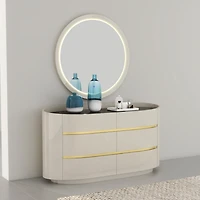Zelie Glossy 6 Drawer Dresser