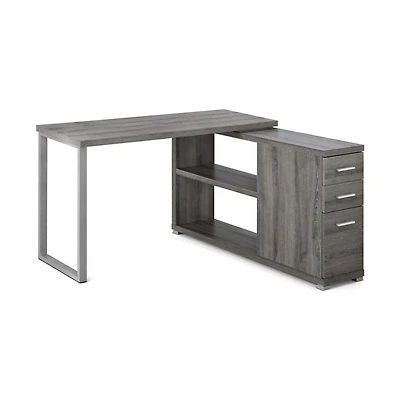 COMPUTER DESK - DARK TAUPE LEFT OR RIGHT FACING CORNER - I 7134