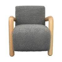 Seralin Club Chair - Storm Grey
