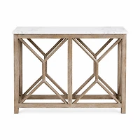 Calicut Console Table Marble Top