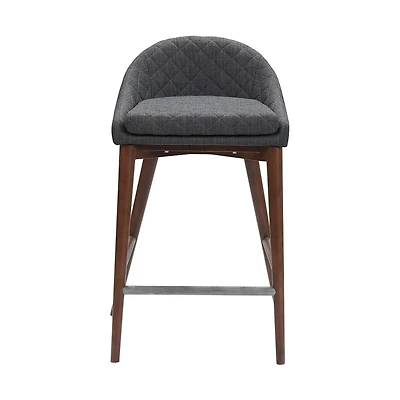 Calvera Counter Stool - Dark Grey