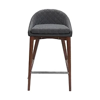 Calvera Counter Stool - Dark Grey