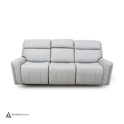 Cavallo Genuine Leather Power Recliner Sofa with Wireless Charger