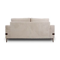 Chadwick Fabric Loveseat - Ivory