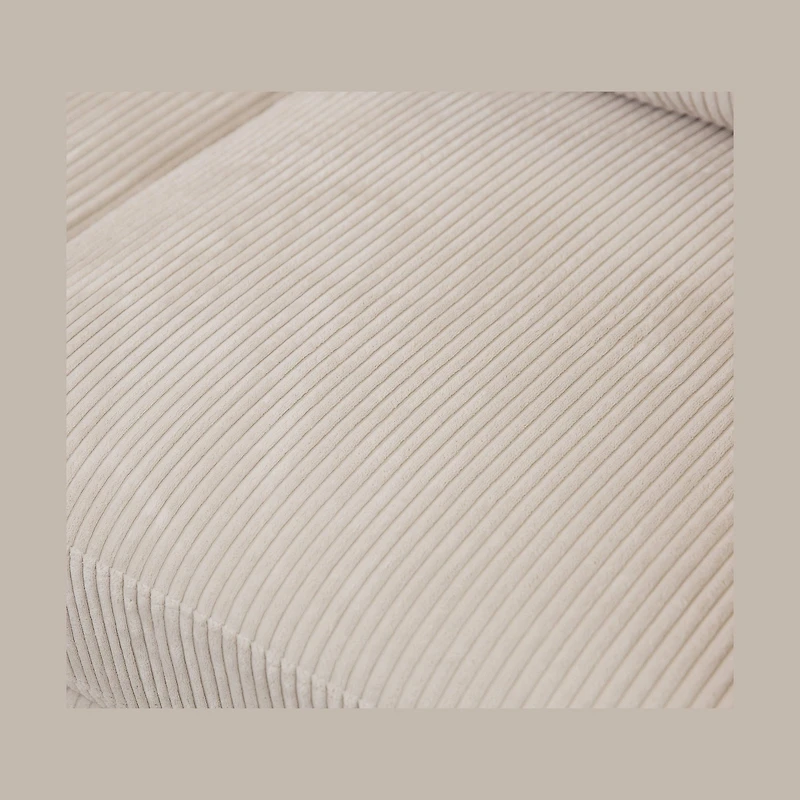 Chadwick Fabric Loveseat - Ivory