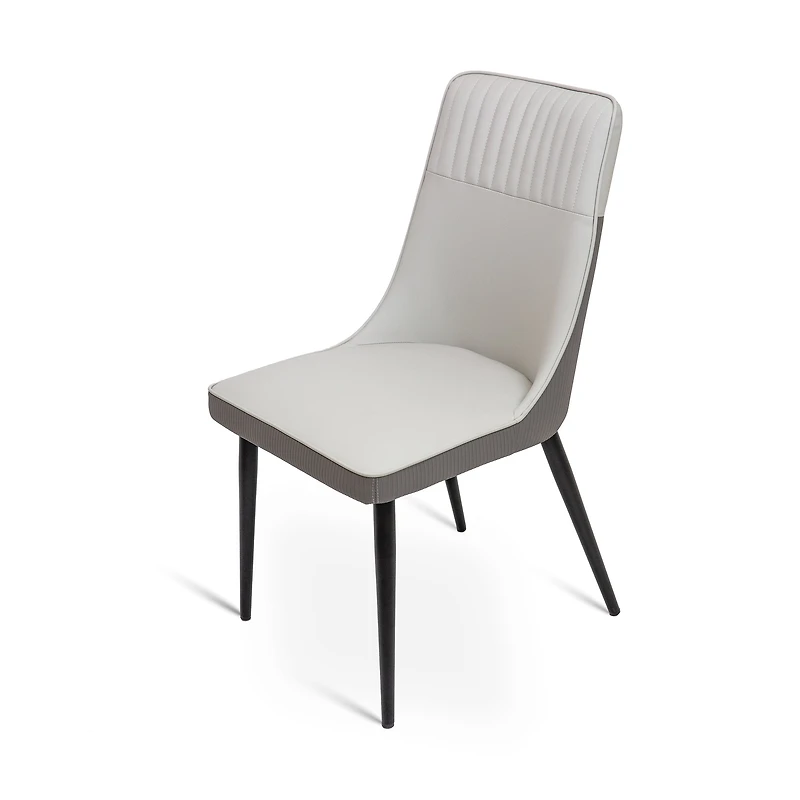 Harmen Two Tone Dining Chair - Faux Leather