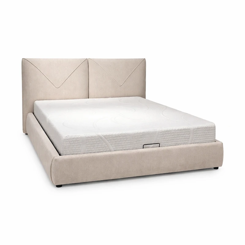 Aleksey Upholstered Hydraulic Lift Up Storage Bed