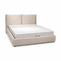 Aleksey Upholstered Hydraulic Lift Up Storage Bed