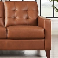 Tallon Genuine Leather Loveseat