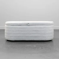 Illyra Storage Bench - Platinum