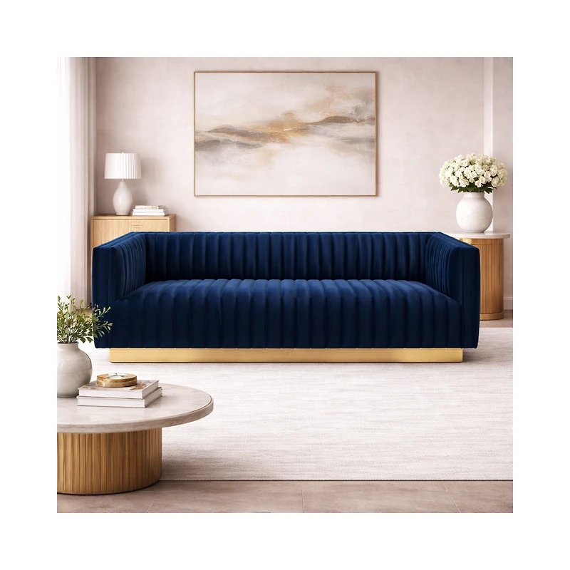 Elba Mid Century Retro Modern Sofa