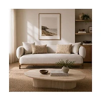 Eliska 3-Seater Sofa with 4 Toss Pillows