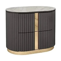 Evelyn Night Stand - Graphite