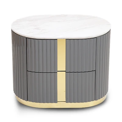Evelyn Night Stand - Graphite