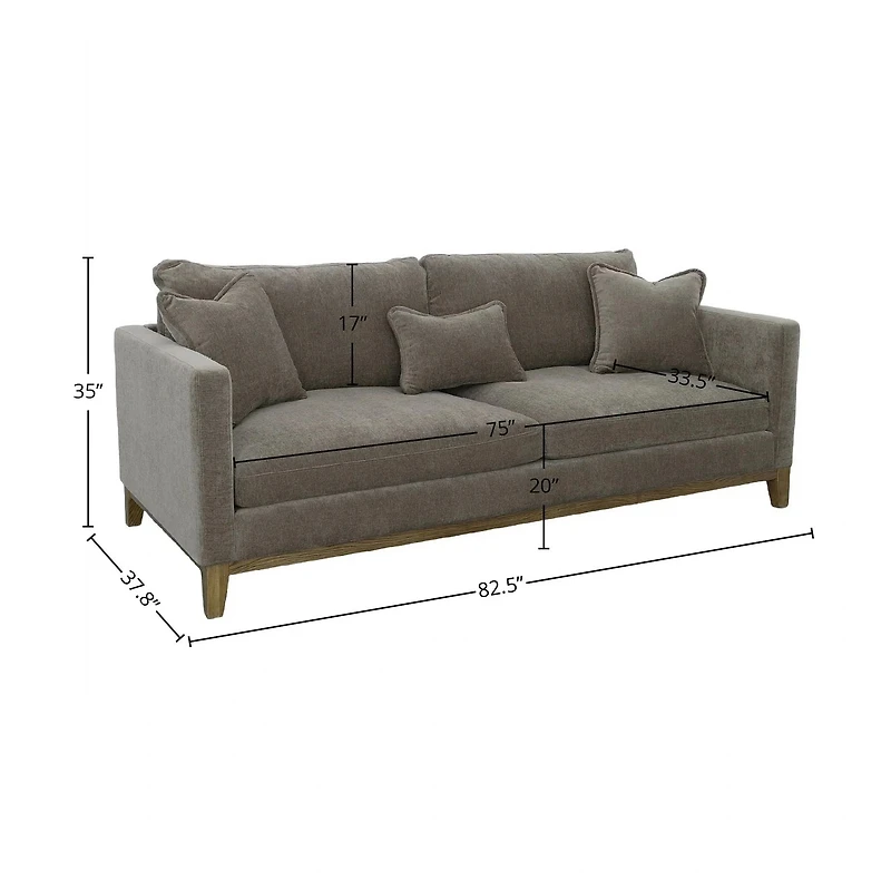 Burbank Sofa - Pecan Brown