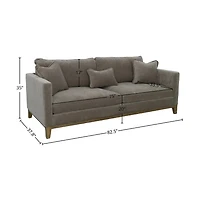 Burbank Sofa - Pecan Brown