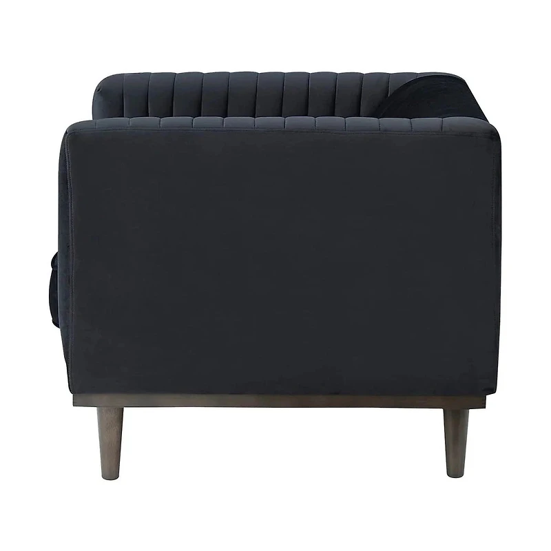 Sage Club Chair - Black Velvet