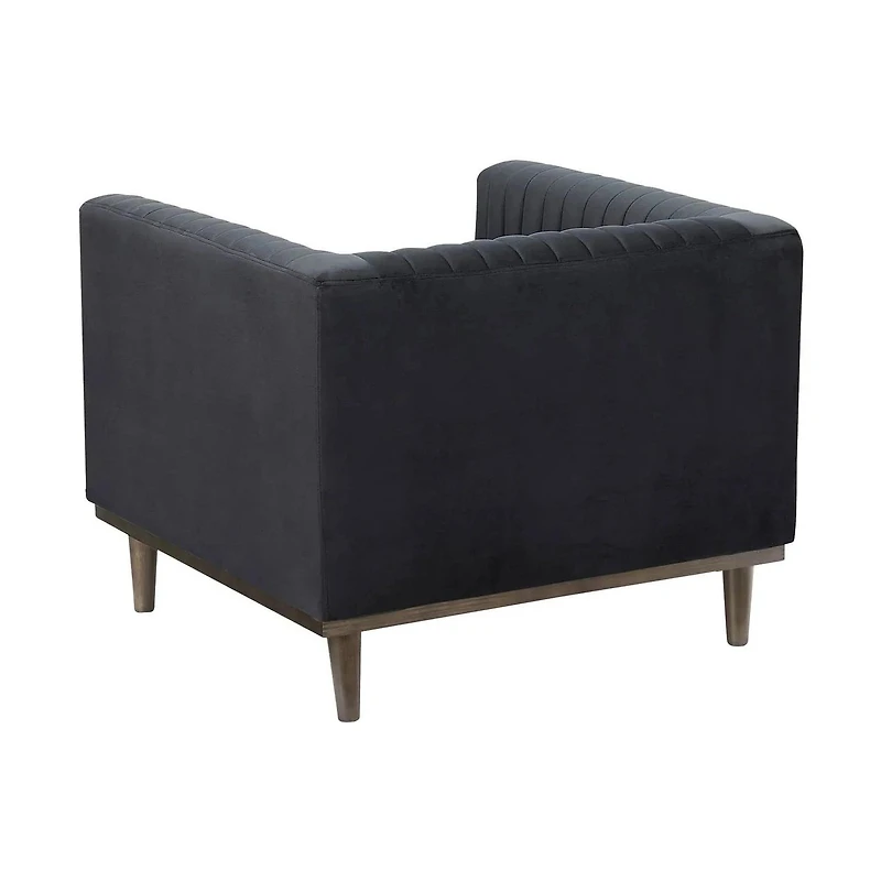 Sage Club Chair - Black Velvet