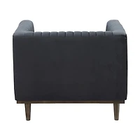 Sage Club Chair - Black Velvet