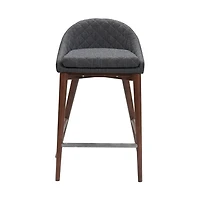 Calvera Counter Stool - Dark Grey