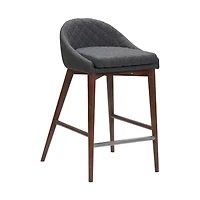 Calvera Counter Stool - Dark Grey