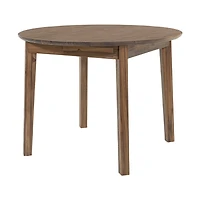 Elvyn Round Dining Table – Warm Pecan