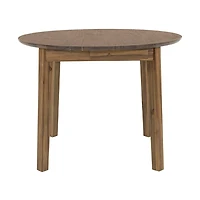 Elvyn Round Dining Table – Warm Pecan