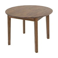 Elvyn Round Dining Table – Warm Pecan