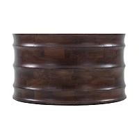 Global Coffee Table – Solid Mango Wood | Walnut Finish