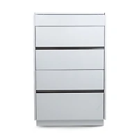 Gilly Grey Glossy Finish Bedroom Chest