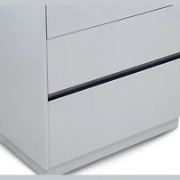 Gilly Grey Glossy Finish Bedroom Chest