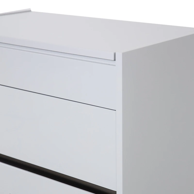 Gilly Grey Glossy Finish Bedroom Chest