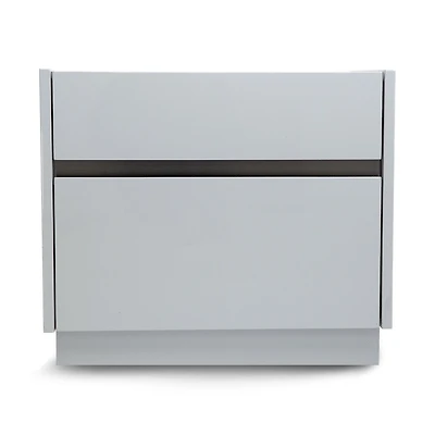 Gilly Grey Glossy Finish Night Stand