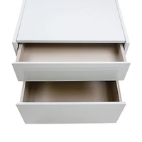 Gilly Grey Glossy Finish Night Stand