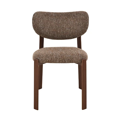 Kofi Upholstered Dining Chair with Walnut Finish Legs