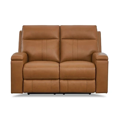 Hanley Zero Gravity Genuine Leather Power Reclining Loveseat