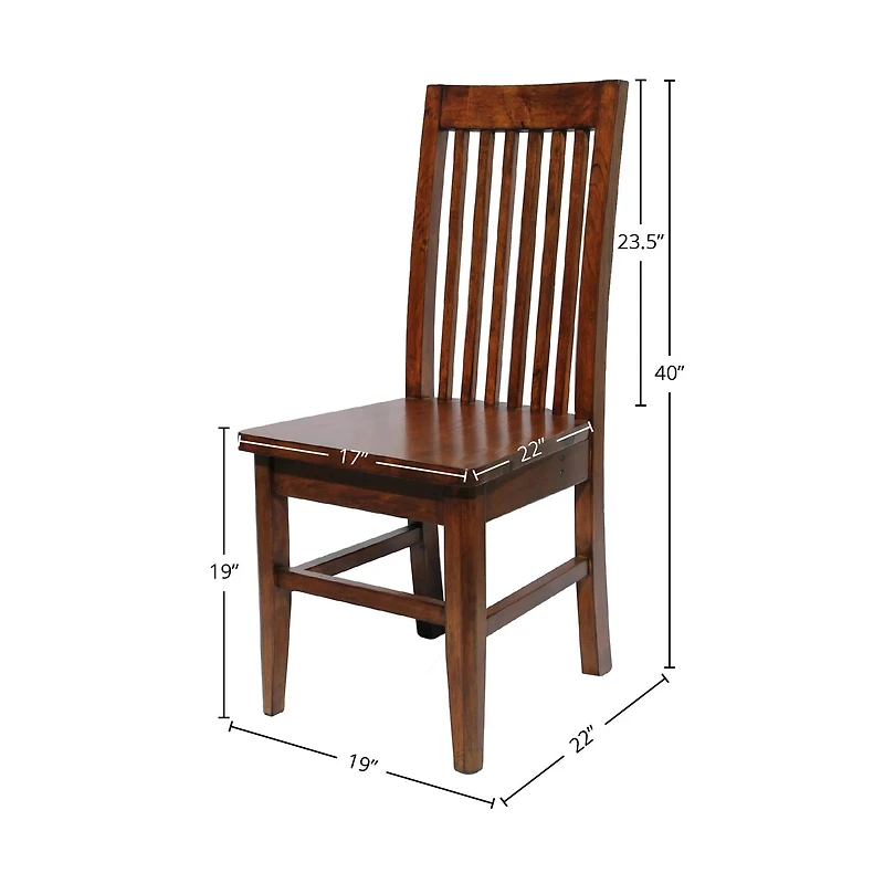 Iverra Slat Back Chair - African Dusk