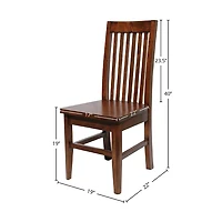 Iverra Slat Back Chair - African Dusk