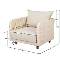 Yalara Outdoor Club Chair