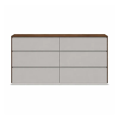 Irina Two Tone 6 Drawers Dresser