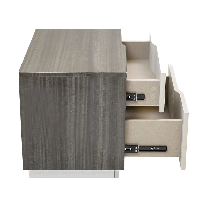 Janice Two Tone Nightstand